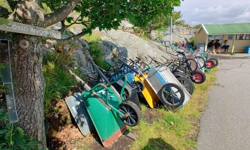 Taczki po wyspie Köpstadsö