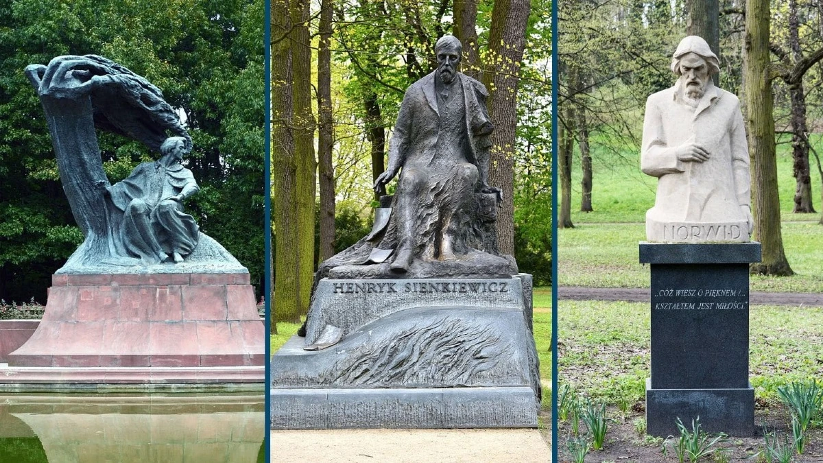 Najpiękniejsze pomniki Łazienek Królewskich. Nasze TOP 7