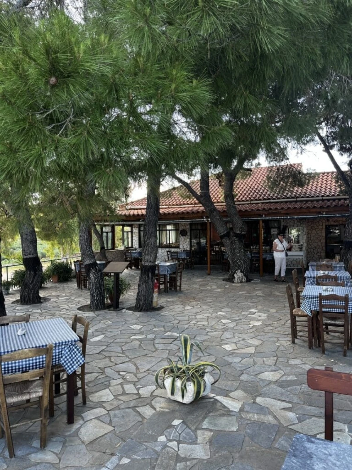 Jedna z kilku greckich tawern